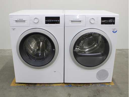 Serie Bosch|6 lavatrice i-Dos AquaStop EcoSilence Drive & Serie Bosch|6 asciugatrice a condensatore autopuliente