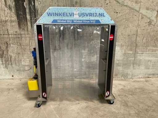 Portul dezinfectant, oțel inoxidabil