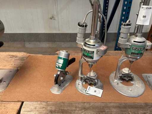 Hoogs + Wolf Stoffen verticale snijmachine (2x)
