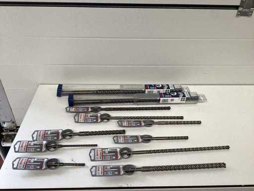 Burghiul Bosch Lot SDS de diferite dimensiuni