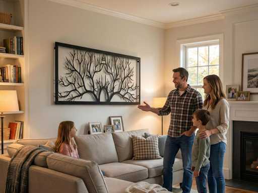 Metal Wall Decoration - Tree for Home and Living Room (200 x 70 cm)