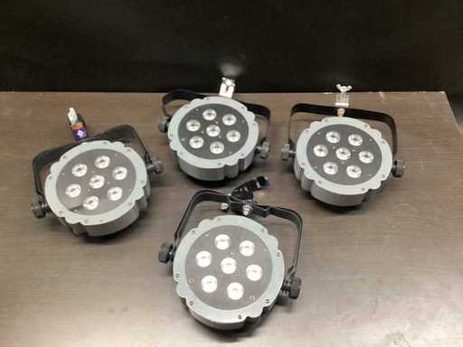 Showtec - Par 7-3 compact - Par-spoturi (4x)