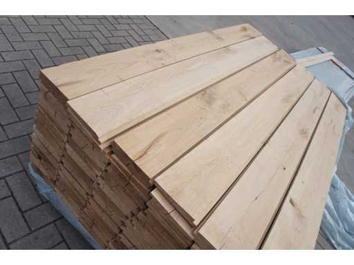 22,44 m² Placare din stejar