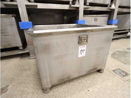 Stainless steel transport box (9x)