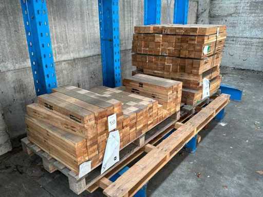 Série de poutres en chêne