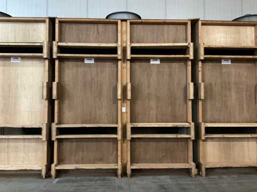 Muro di essiccazione Necap, 2 larghi, 3 alti