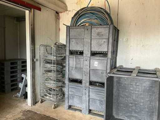 Large batch of various electricity cable