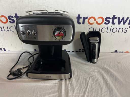 Aparatul de cafea Teesa & aparatul de ras Braun