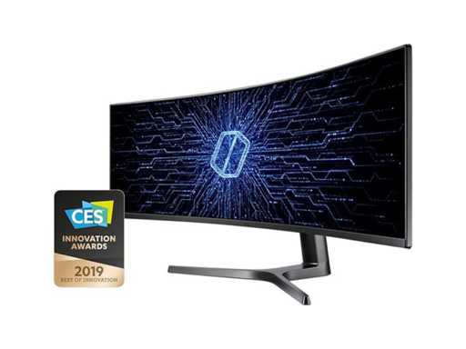 Samsung Odyssey CRG9 computer monitor 124 cm (48.8) 5120 x 1440 Pixels Quad HD QLED