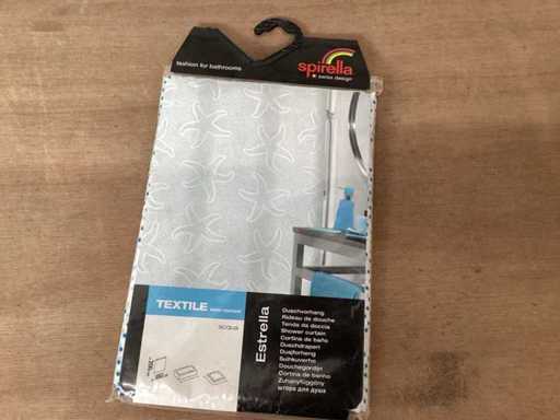 Zasłona prysznicowa Spirella Estrella 180x200 cm (64x)