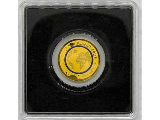 Gold 999 (1/500 oz) – 3000 Francs CFA "Magdeburg Cathedral – Saxony-Anhalt" Coin – Republic of Chad – 18 mm