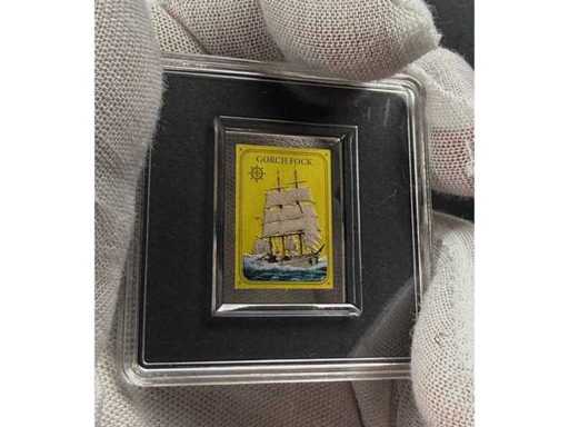 Exklusive 1/500 oz Goldausgabe für Liebhaber von Schiffen, Marinegeschichte und Segelschiffen