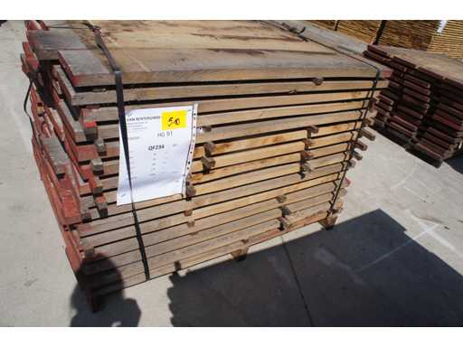 0,54 m³ Scânduri de stejar 30mm rustic