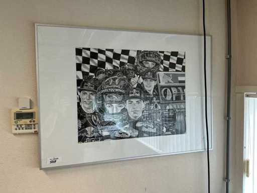 Décoration murale de Max Verstappen