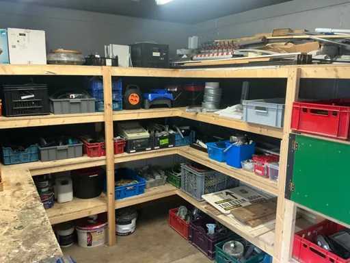 Inhoud onderhoudsruimte