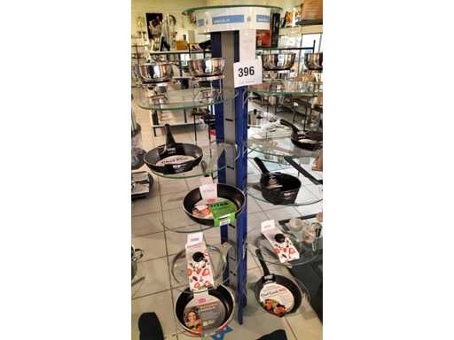 Ssw/Gsw Diverse pannen (6x), 2 x glazen deksel , 4 x sauspannetje met verwarmer