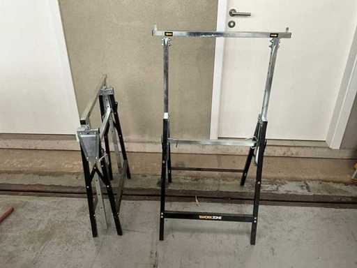 Pont de zone de travail ajustable en hauteur (2x)