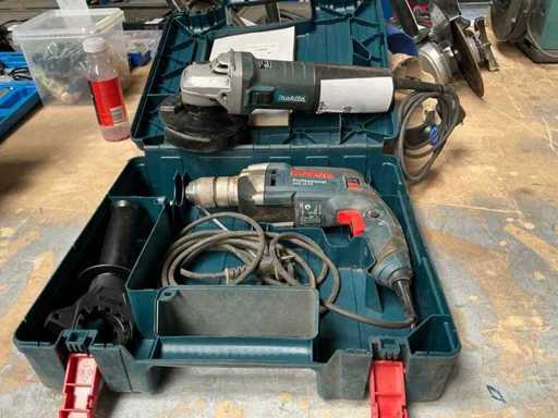 Outils électriques Bosch et Makita (2x)