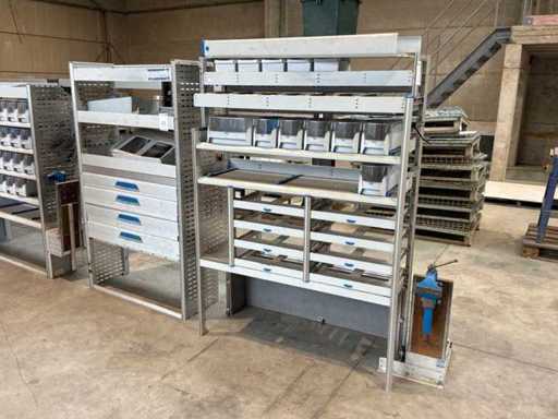 Sortimo Van, rack a due pezzi