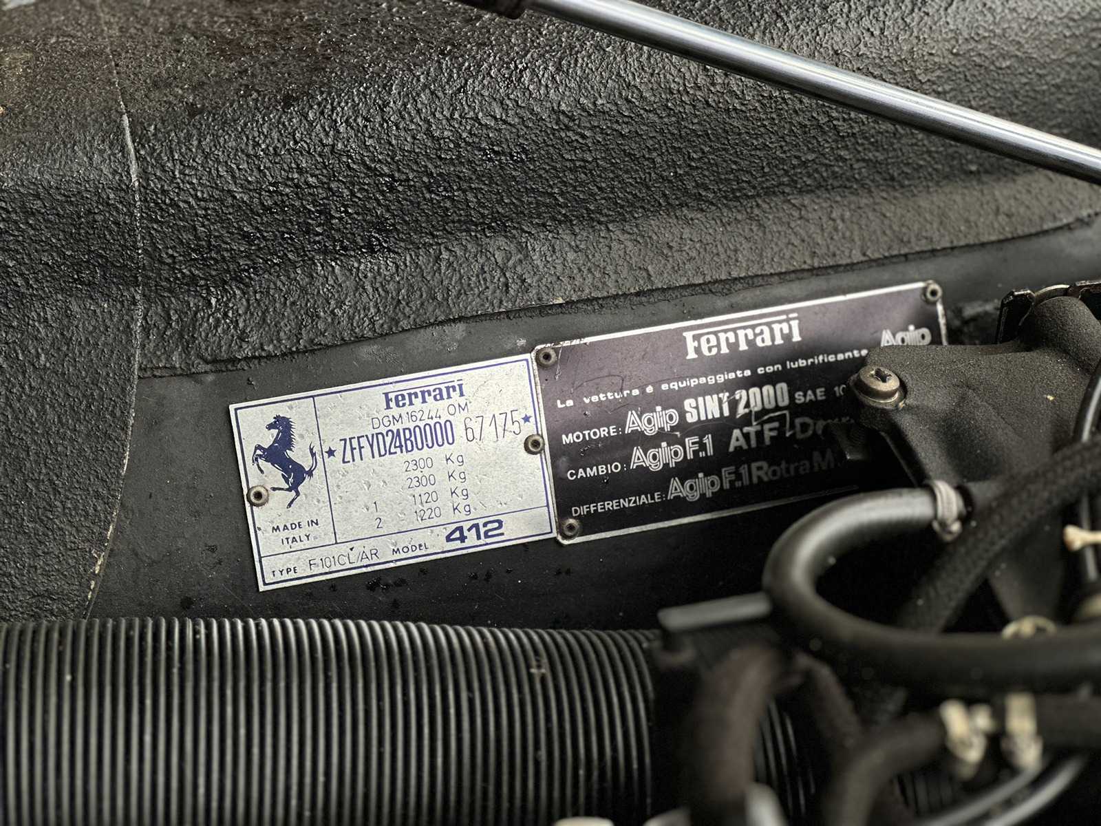 Ferrari 412 GT 5.0 V12 340pk 1990, K-788-PV