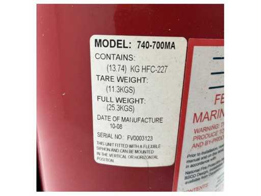 System gaszenia pożarów morskich BSCO 740-700MA