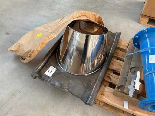 Dakdoorsteek RVS diameter 40 cm