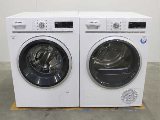 Siemens iQ700 iSensoric aquaStop Wasmachine & Siemens iQ700 iSensoric bestCollection selfCleaning condenser Wasdroger