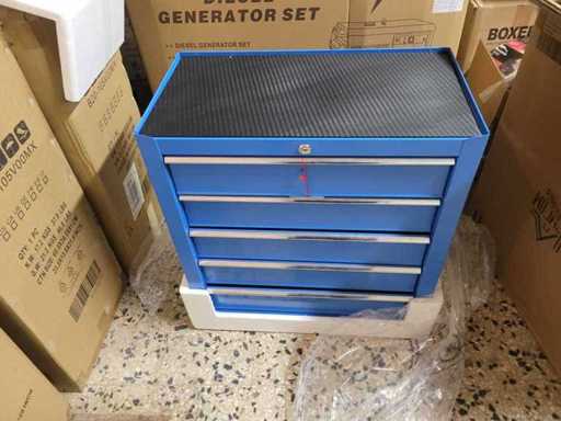 5-drawer tool trolley
