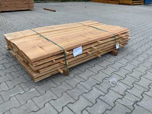 Modrzew Deska ogrodowa 1800x135x16mm (80x)