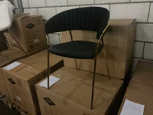 Gigameubel Turin Luxe Eetkamerstoel (4x)