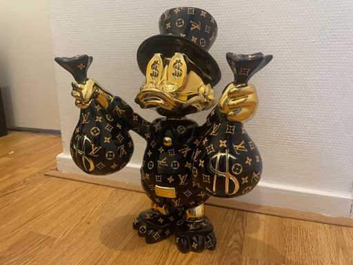 Dagobert-McDuck-Skulptur