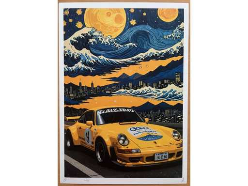 DEATH NYC: Porsche & Van Gogh Kanagawa Wave 13/100