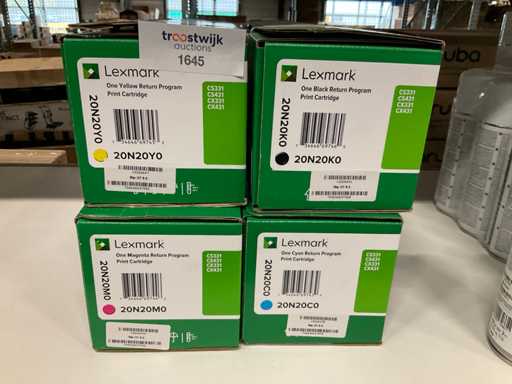 Lexmark Cartridges (4x)