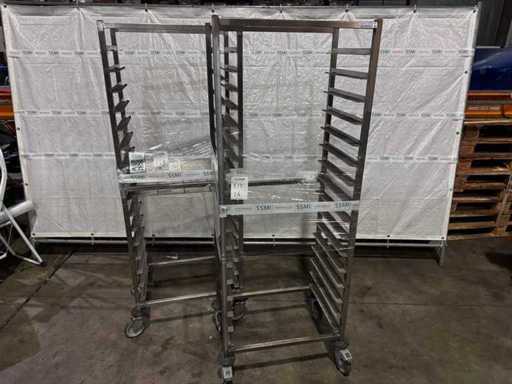 Keuken- en cateringkarren (2x)