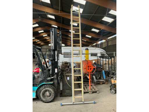 Scala scorrevole a 2 pezzi