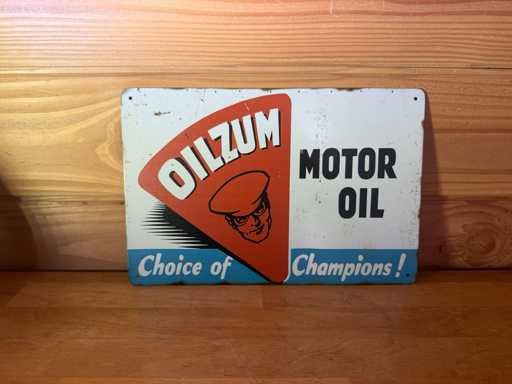 Metalen reclame bord