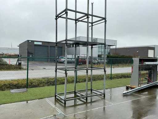 Suport galvanizat pentru stivă (4x)