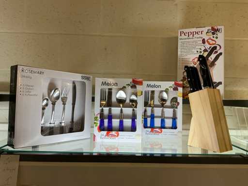 Ssw Bestekset (3x) + messenblok