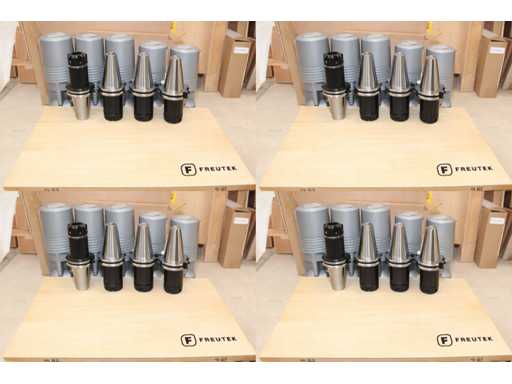 FREUTEK ATT0024 4x 5x portautensili per mandrini Collet SK40-ER25-100