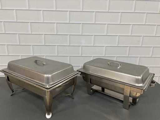 RVS - Chafing Dish (2x)