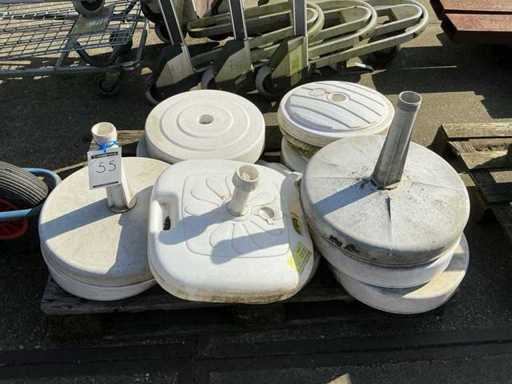 PVC Parasol Bases (10x)