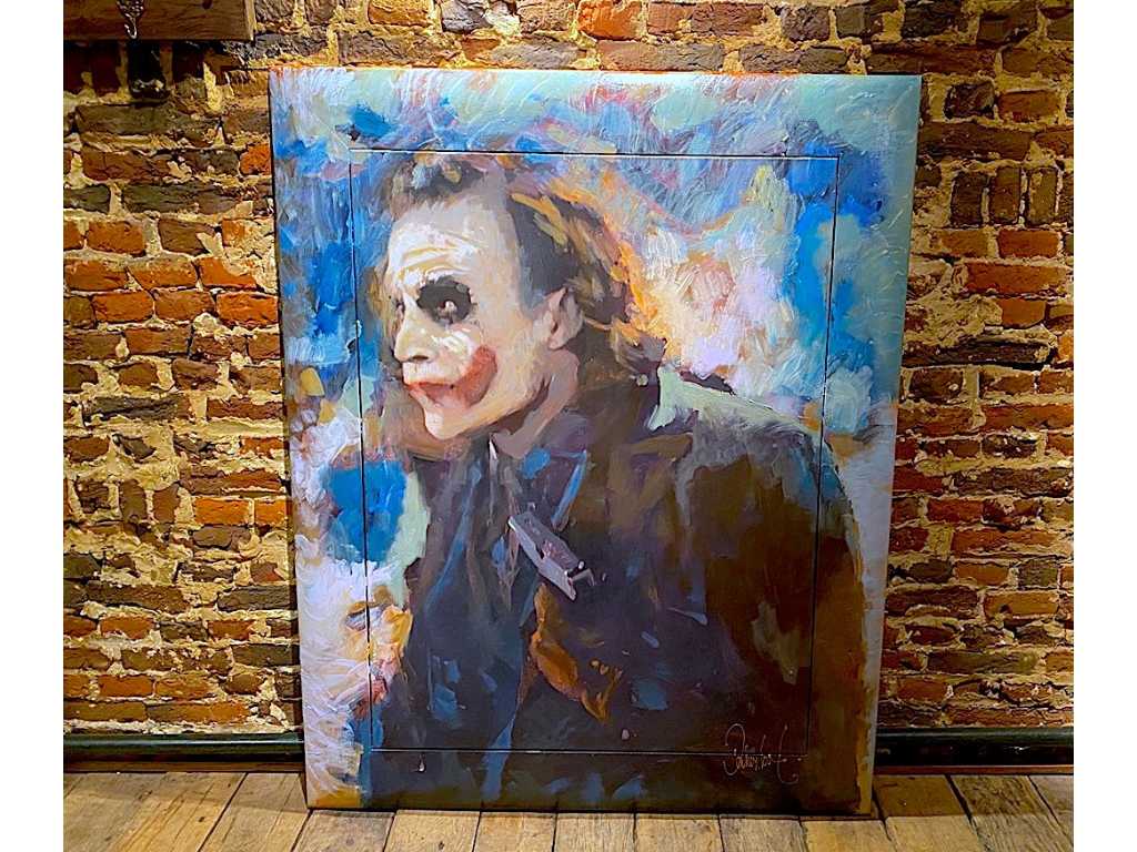 dipinto Il Joker - Peter Donkersloot (con certificato)