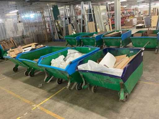 HAYER - Conteneurs mobiles de ferraille Lot (4x)