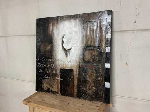 Wanddekoration auf Leinwand