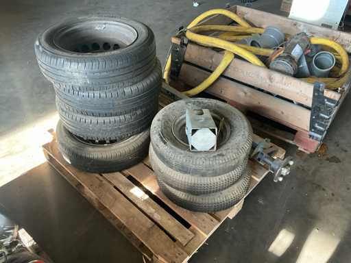 Yokohama, Vredestein Reifen mit Felge und Achse (7x)