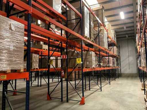 Approx. 18.5 lpm metal pallet rack REDIRACK type M