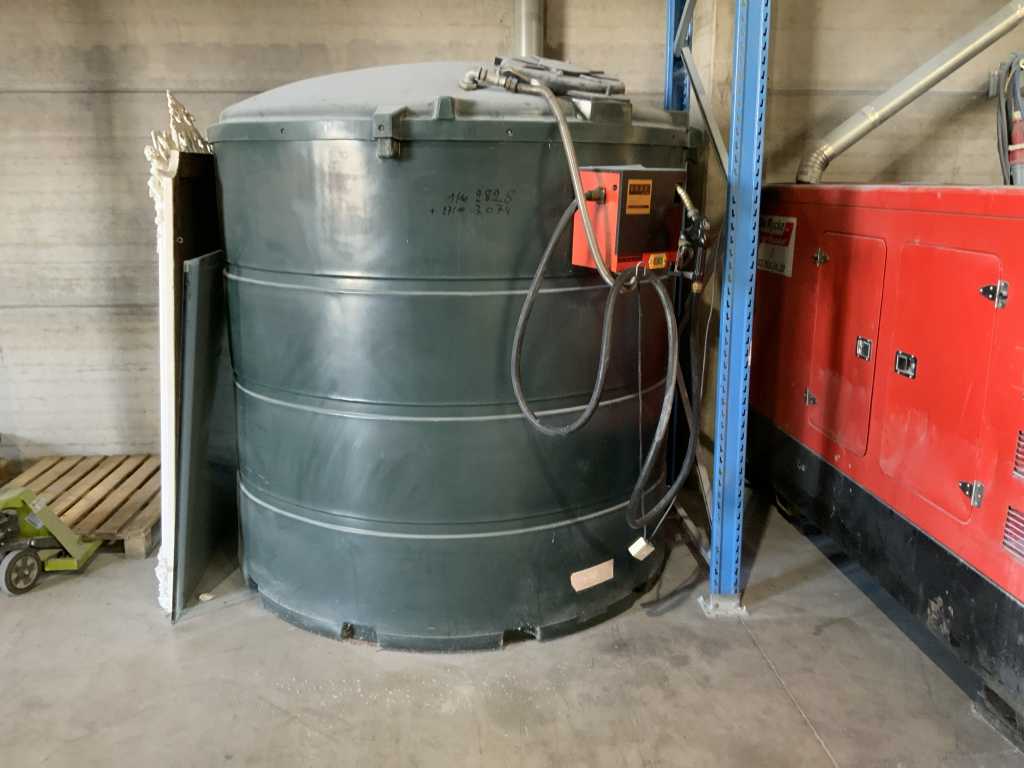 Réservoir de mélange vertical de stockage de diesel