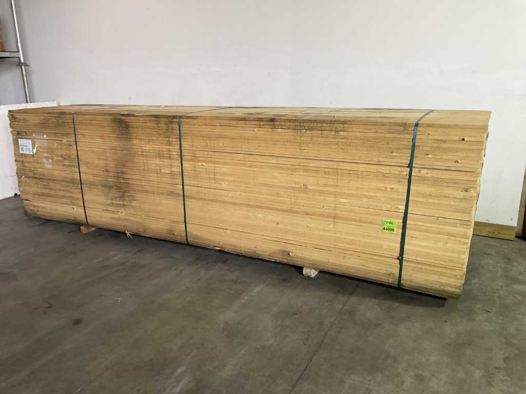 Vuren plank 450x20x2,2 cm (40x)
