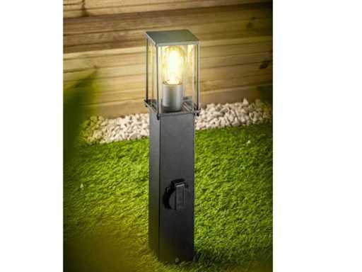 8 x Keni 50 buiten lamp Schuko zwart