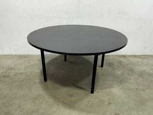 Satellite - Folding restaurant table with oak top